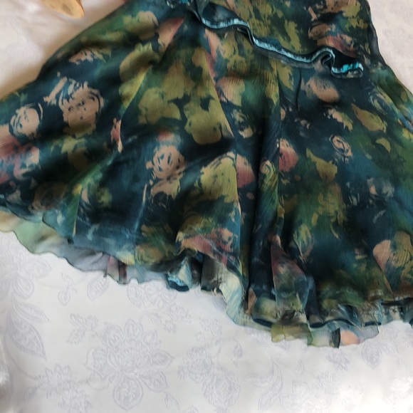 Nougat London Two Pieces Floral Skirt Set 100% Silk - Picture 8 of 15